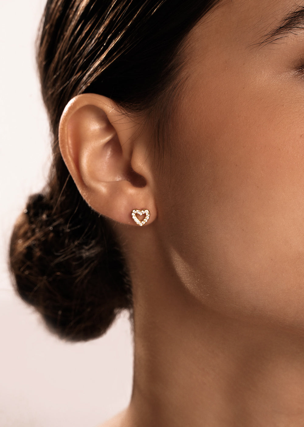 Alma Gold Stud Earrings for Women - Minimalist 14K Gold Plated Earrings for Everyday Wear, Gift for Her, Wedding, Party & Office