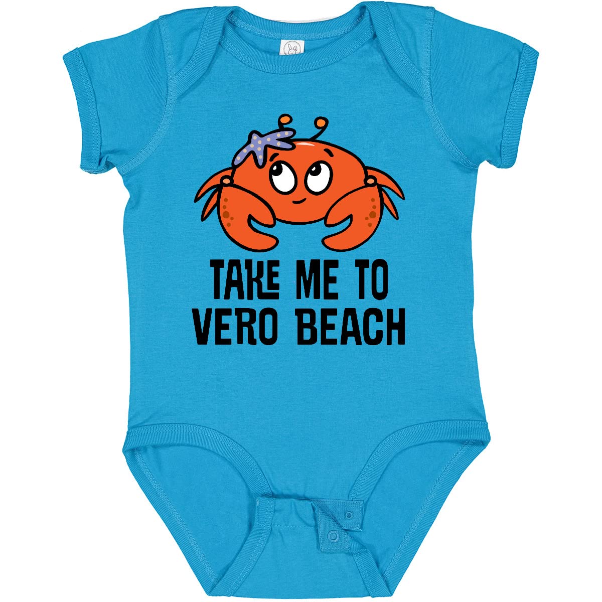 Inktastic Vero Beach Florida Travel Gift Baby Bodysuit - Soft Cotton Infant Onesie for Beach Vacations & Family Trips