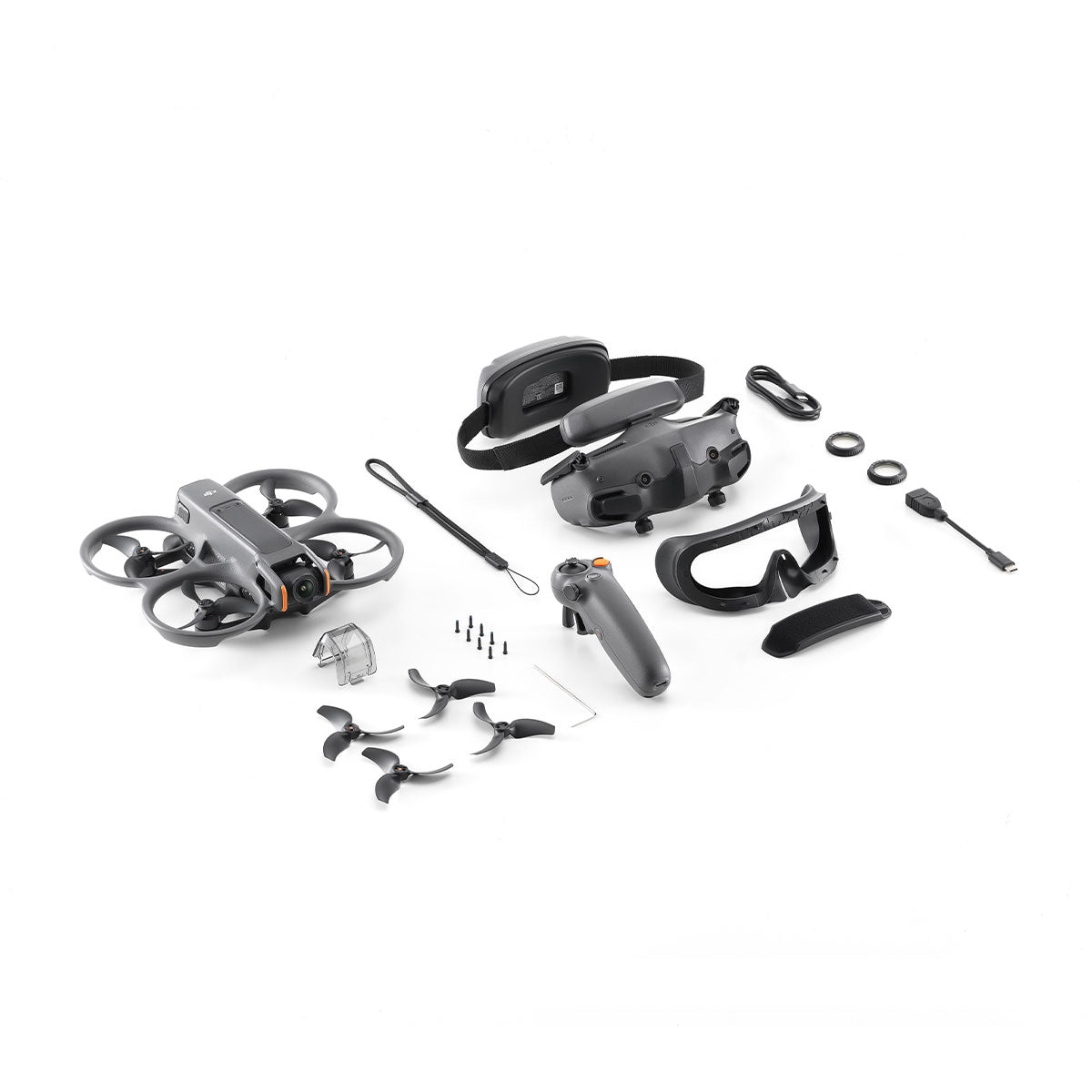 DJI Avata 2 FPV Drone Fly More Combo with Single Battery - 4K HD Camera, 34 Mins Flight Time, Lightweight Foldable Drone for Aerial Photography & Videography - Perfect for Travel, Adventure & Content Creation