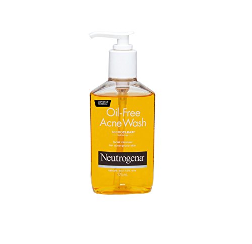 Neutrogena Oil-Free Acne Face Wash for Oily & Acne-Prone Skin - 6.0 fl oz (175ml) - Gentle Daily Cleanser with Salicylic Acid - Perfect for Morning & Night Skincare Routine