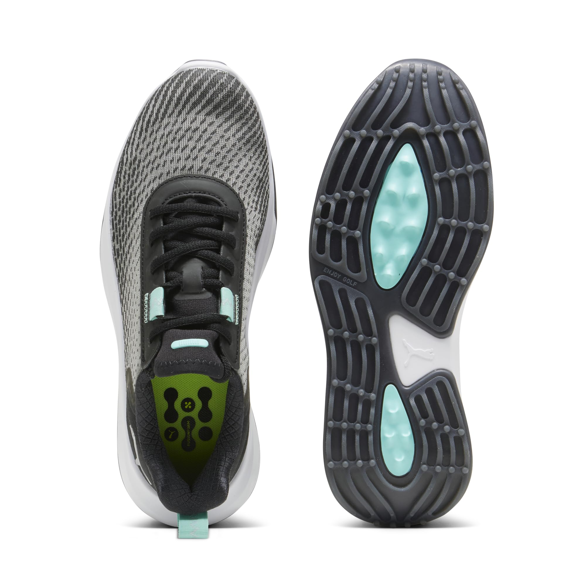 PUMA Women's Fusion Crush Sport Golf Shoes - Lightweight Comfort & Traction for Women Golfers | Perfect for Course Play & Practice Rounds
