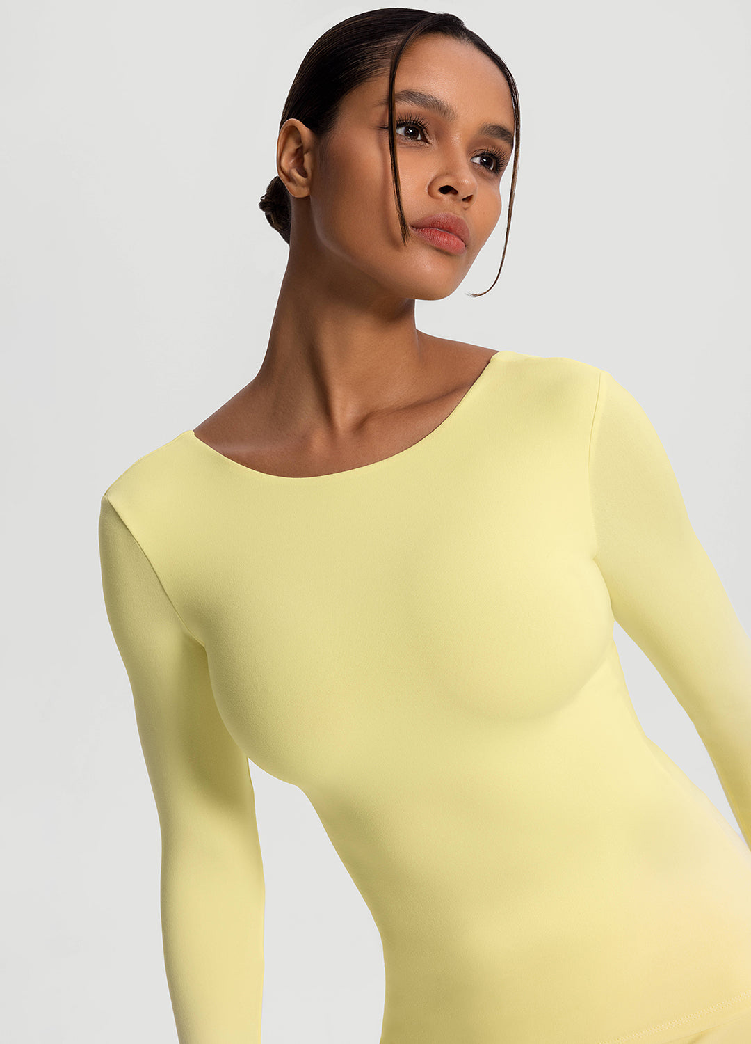 Elegant Open Back Long Sleeve Blouse for Women | Sexy Lace Trim Tops | Perfect for Date Night & Evening Parties