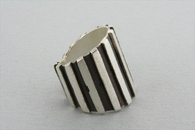 Ox/Pol Groove Ring - Pure 925 Sterling Silver for Men & Women - Elegant Wedding Band, Promise Ring, or Everyday Jewelry Gift