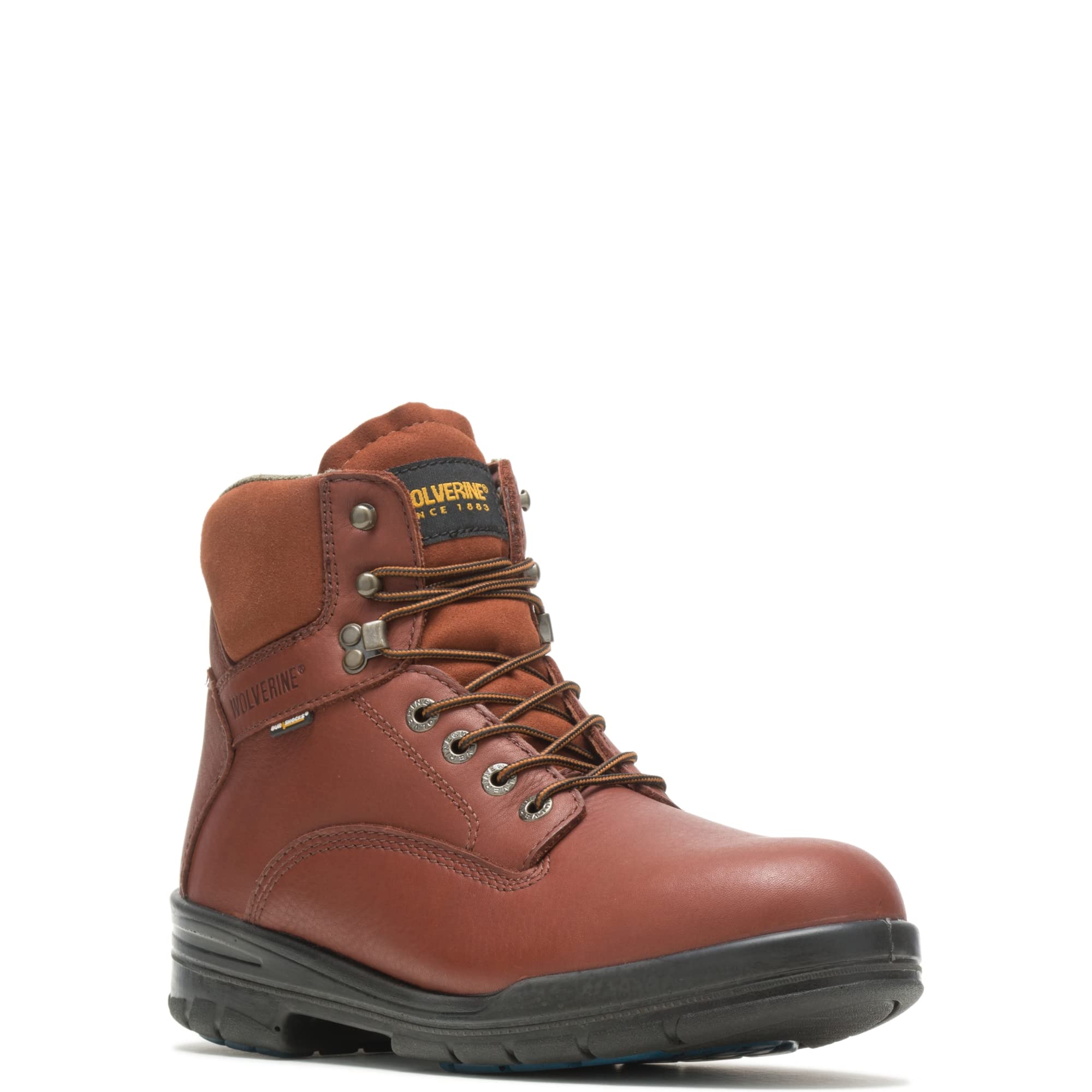 Wolverine Men's Durashocks Sr Direct Attach 6 Inch Work Boot - Durable Safety Boots for Construction, Landscaping & Outdoor Work
