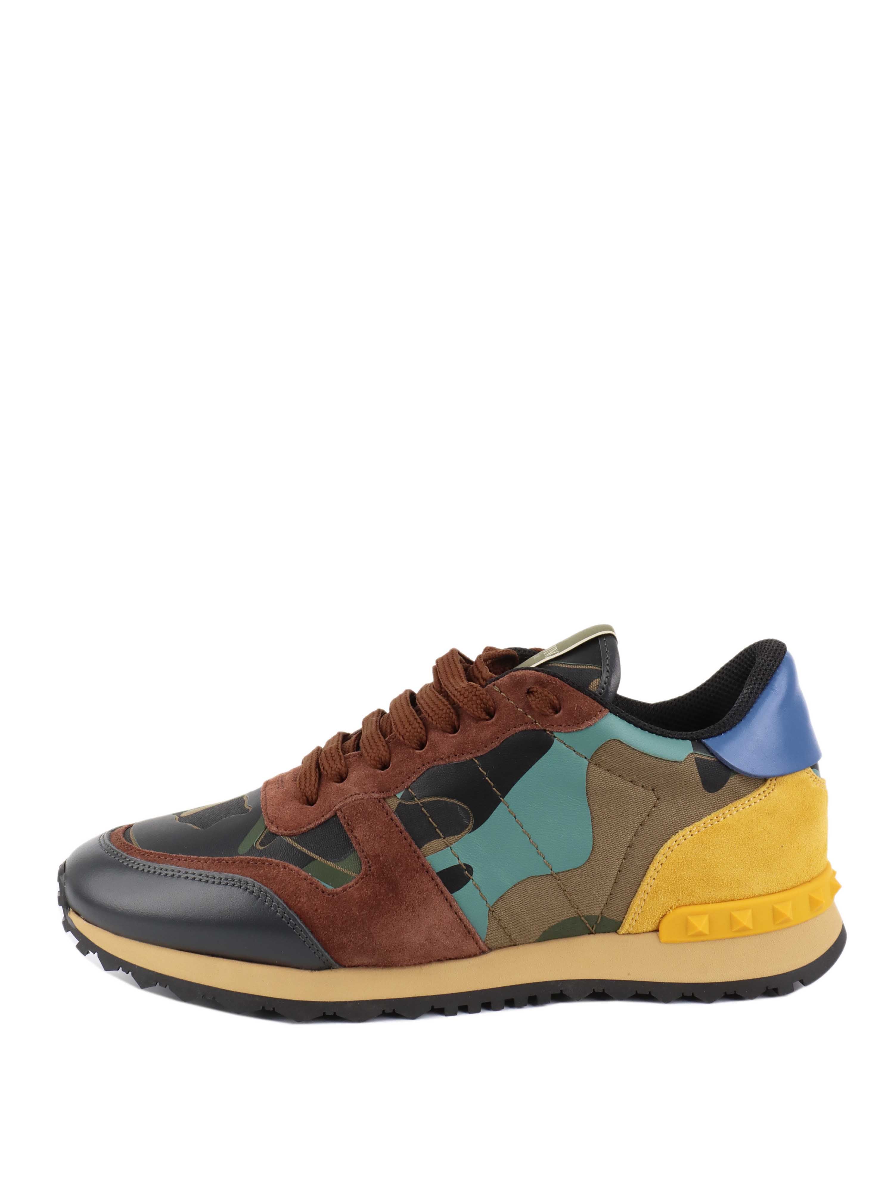 Valentino Camo Sneakers for Men & Women - Stylish Camouflage Print Fashion Shoes | Perfect for Casual Wear, Street Style & Urban Outfits