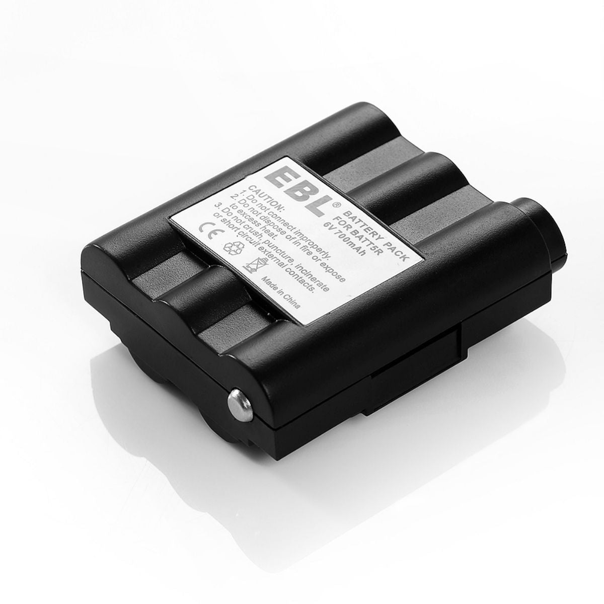 EBL 6V 700mAh Rechargeable Battery for Midland BATT5R Two-Way Radio - Long Lasting Power for Outdoor Adventures, Camping & Emergency Communication