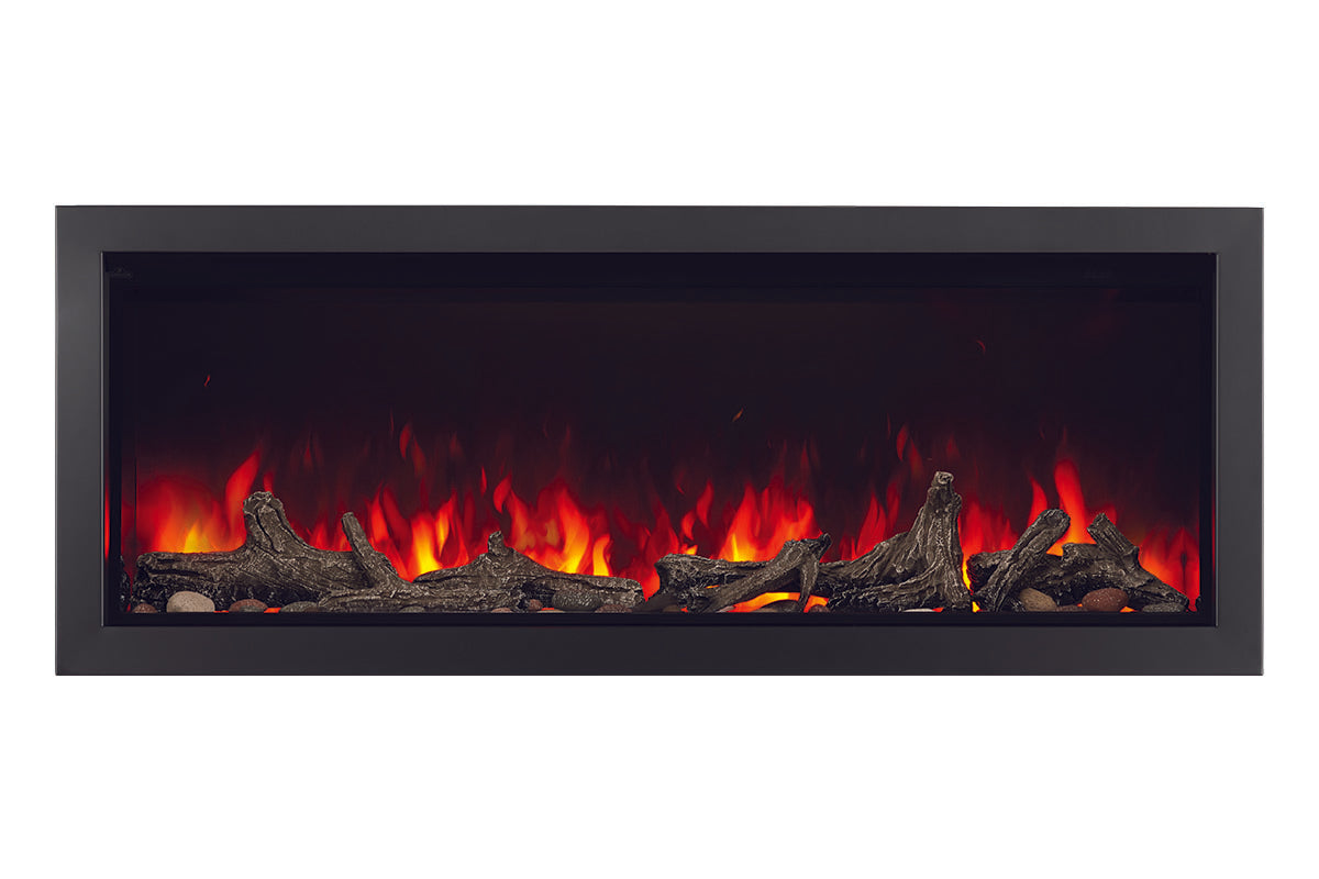 Napoleon Astound 96 Smart Built-In Linear Electric Fireplace - Modern Home Heating Solution for Living Rooms & Bedrooms