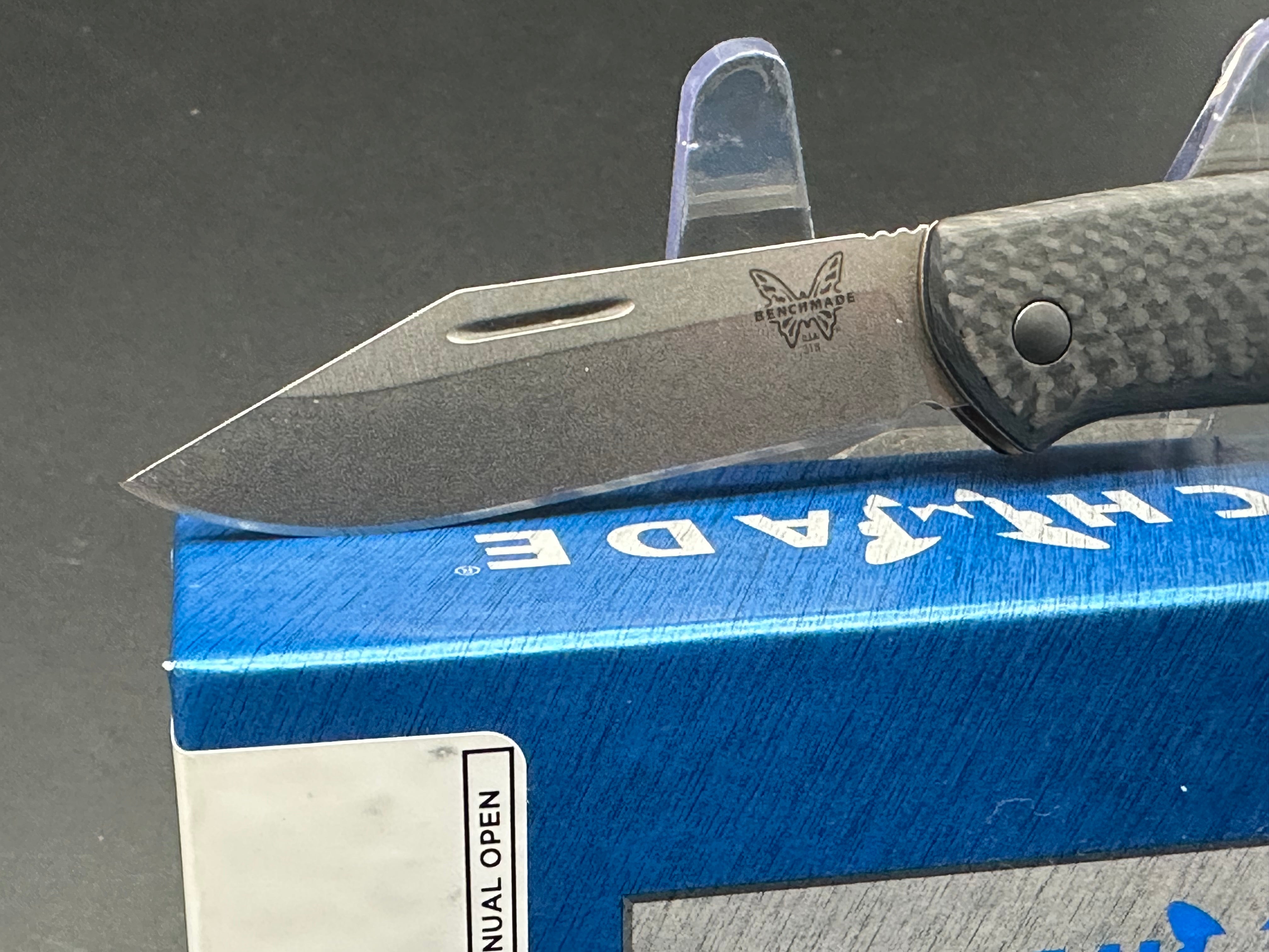 Benchmade Proper Folding Knife - Premium EDC Pocket Knife with Clip Point Blade & Micarta Handles - Perfect for Everyday Carry, Outdoor Adventures & Camping