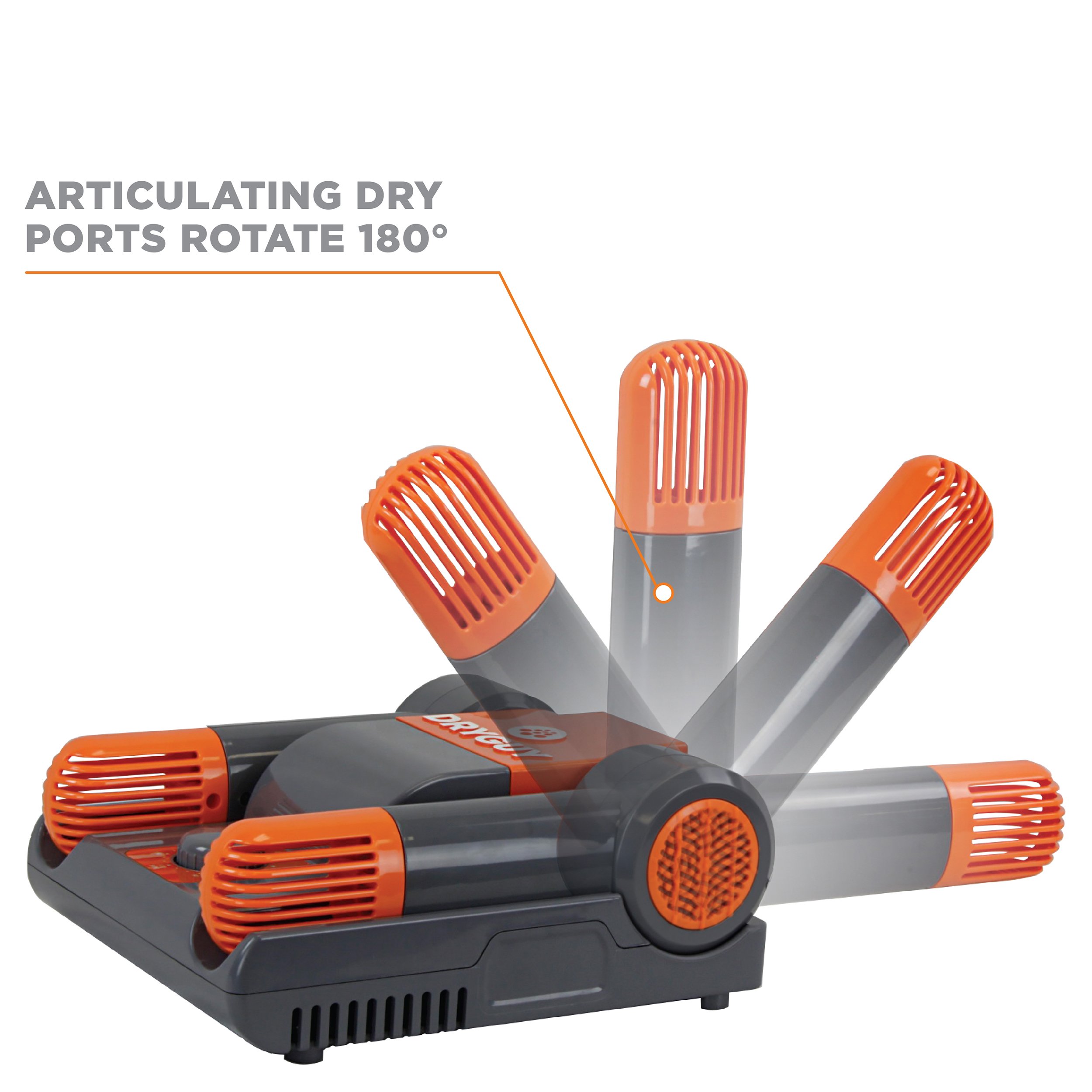 DryGuy 2207 Force Dry Boot & Shoe Dryer with Articulating Ports - Fast Drying for Ski Boots, Work Boots, Hiking Shoes & Gloves - Perfect for Winter Sports, Outdoor Adventures & Wet Weather Use
