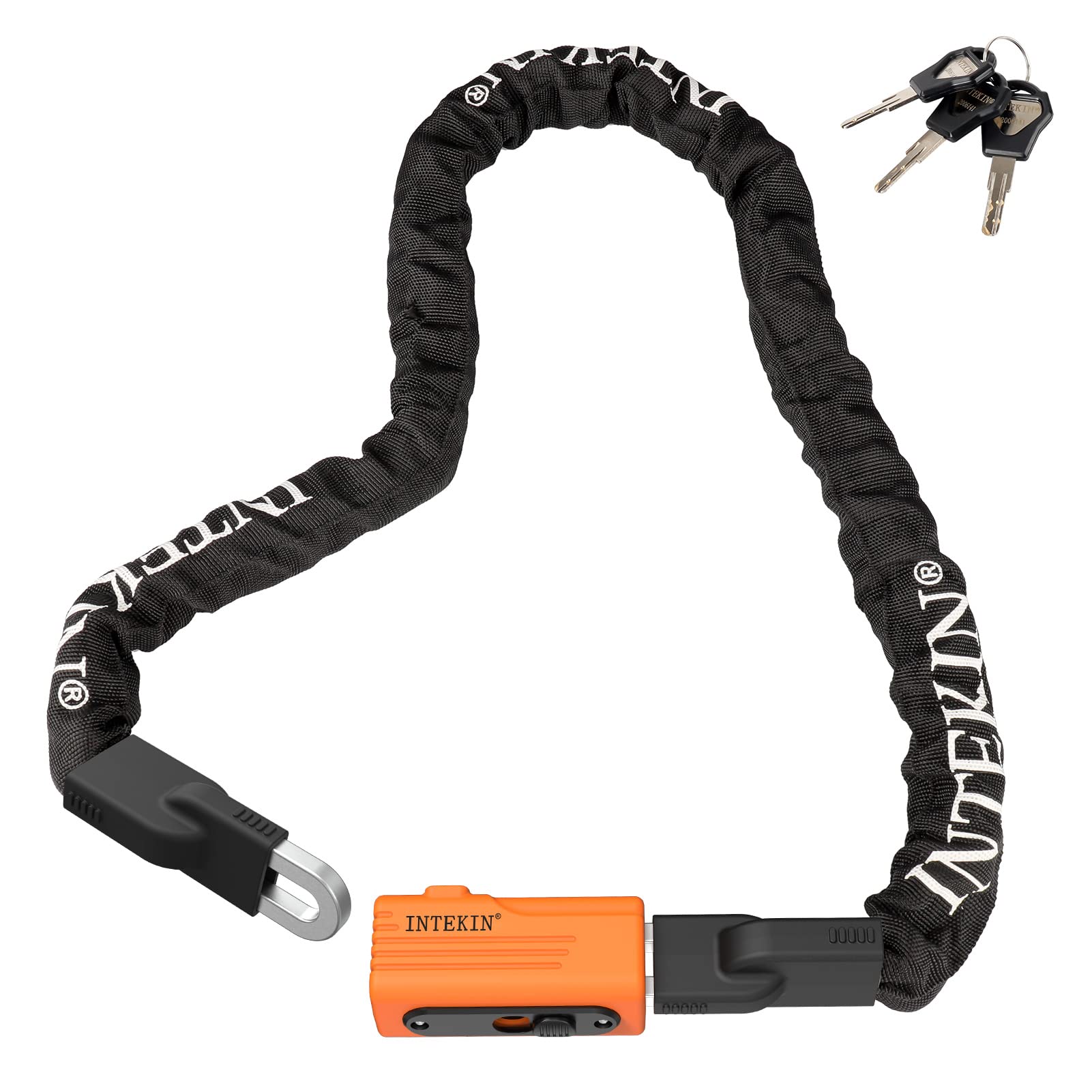Heavy Duty 8mm/10mm Anti-Theft Bike Chain Lock 3FT/4FT/5FT for Bicycle, Motorcycle & Scooter - Includes 3 Keys | Perfect for Urban Commuting, Parking & Outdoor Cycling Security