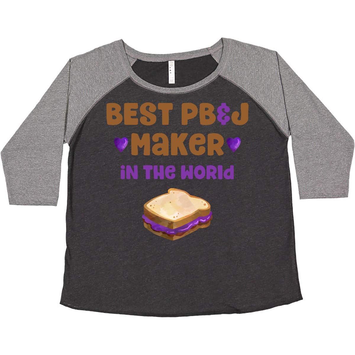 Inktastic World's Best PBJ Maker Women's Plus Size Graphic T-Shirt - Comfortable Casual Tee for Everyday Wear & Fun Outfits