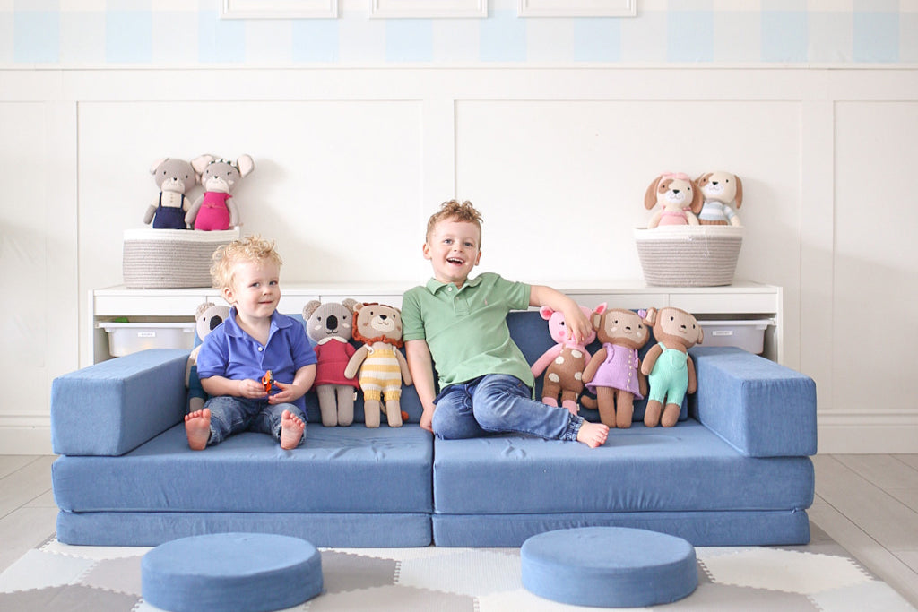 Modular Play Sofa for Kids - Soft & Safe Children's Play Couch - Perfect for Playrooms, Daycare & Indoor Playtime