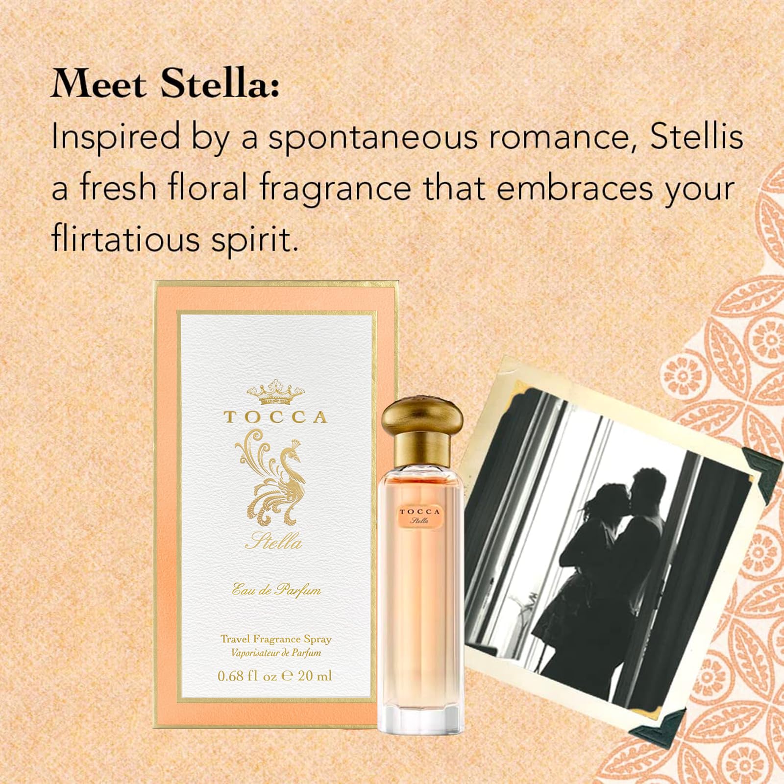 Tocca Stella Dry Body Oil (100ml) & Eau de Parfum (20ml) Set - Fresh Floral Scent with Blood Orange, Freesia & Spicy Lily Notes | Moisturizing Body Oil & Perfume Gift Set for Women | Perfect for Daily Use, Special Occasions & Travel