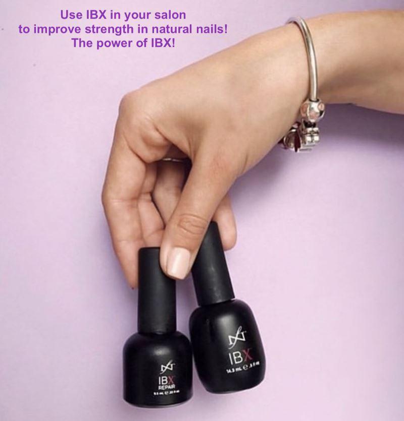 Duo Pack IBX Nail Strengthener & Repair Treatment - Strengthen Weak, Brittle Nails & Repair Damage - Professional Salon-Grade Nail Care for Healthy, Strong Nails at Home or Salon Use