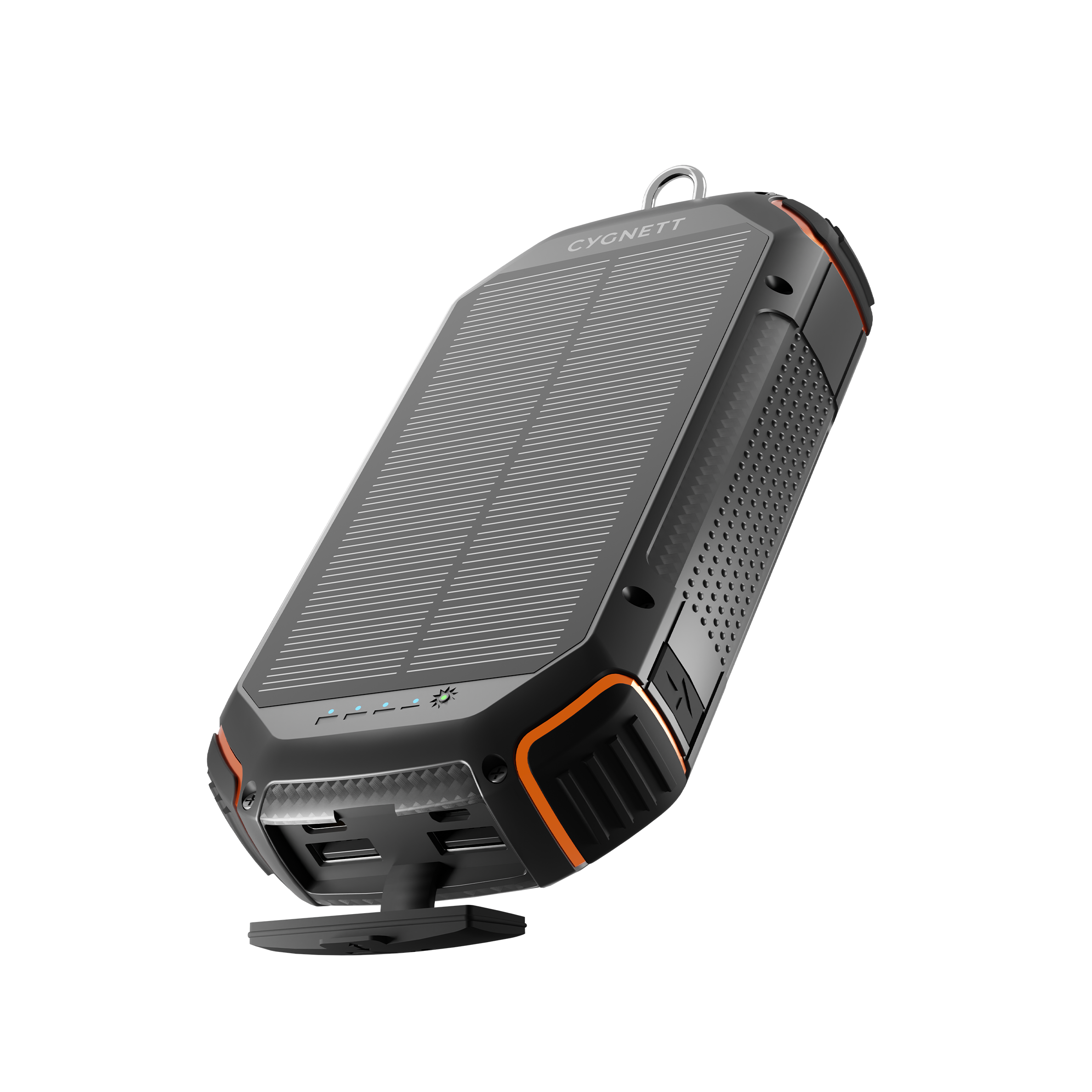 20,000mAh Solar Power Bank Portable Charger - Waterproof & Fast Charging for Camping, Hiking, and Emergency Power Outages