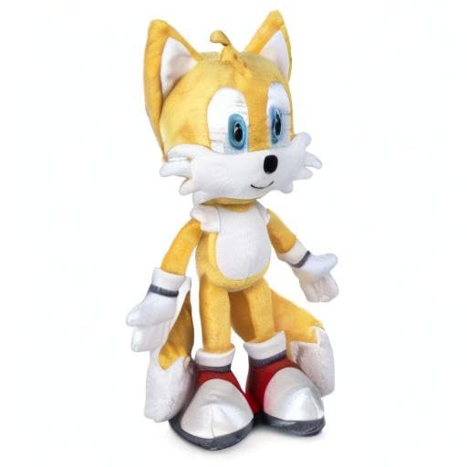 Sonic the Hedgehog 2 Stuffed Animal Plush Toy - 44CM Tails Doll for Kids, Collectors & Fans | Perfect for Gifts, Bedroom Decor & Movie Night Cuddles
