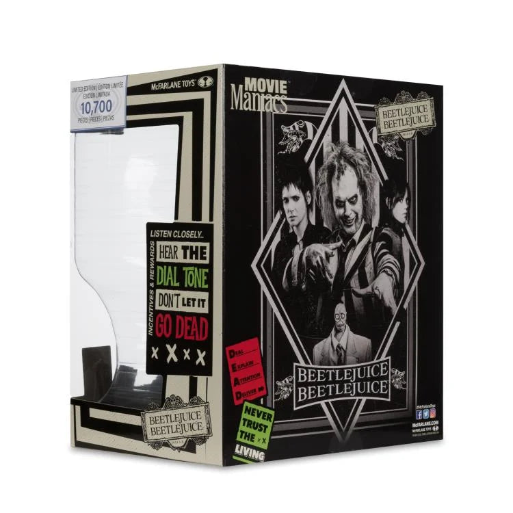 Beetlejuice Movie Maniacs 6 Limited Edition Collectible Action Figure - Perfect for Horror Fans, Movie Collectors & Halloween Decorations