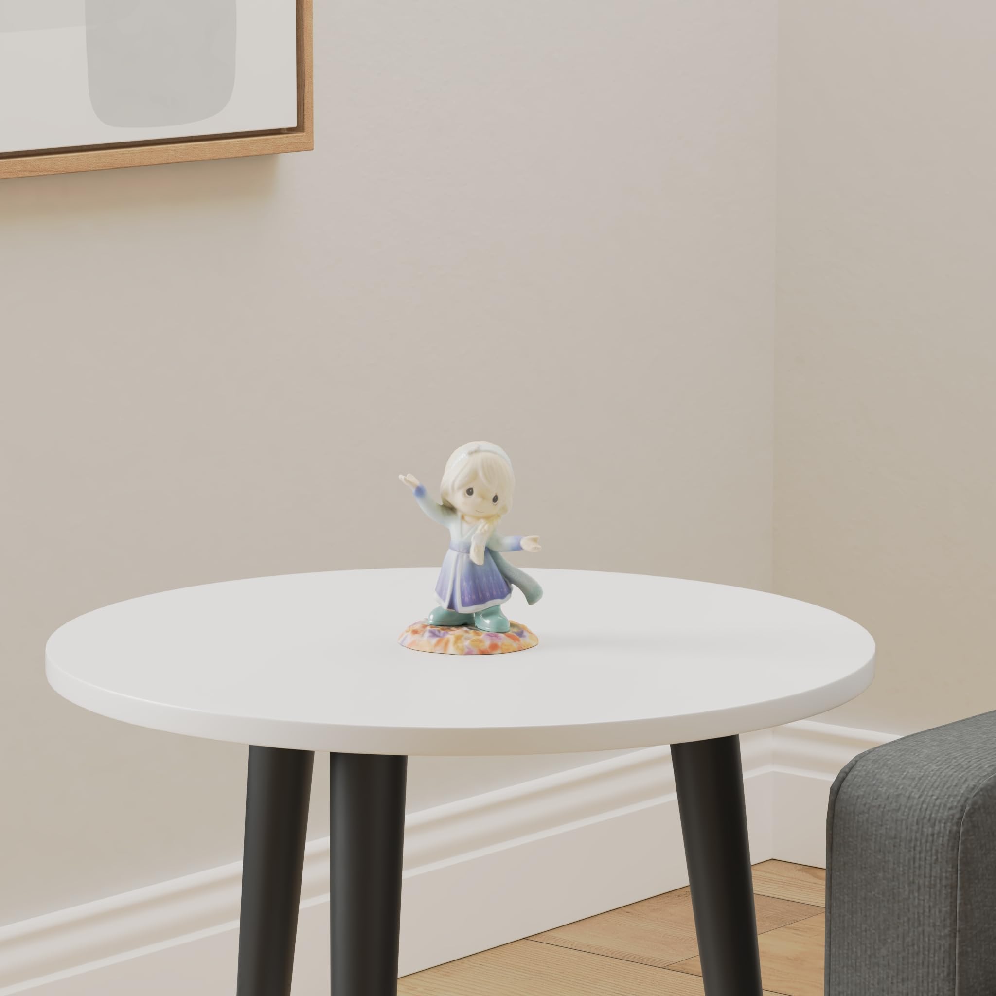 Precious Moments 201062 Disney Frozen 2 Elsa 'True to Myself' Bisque Porcelain Figurine - Collectible Gift for Disney Fans & Home Decor