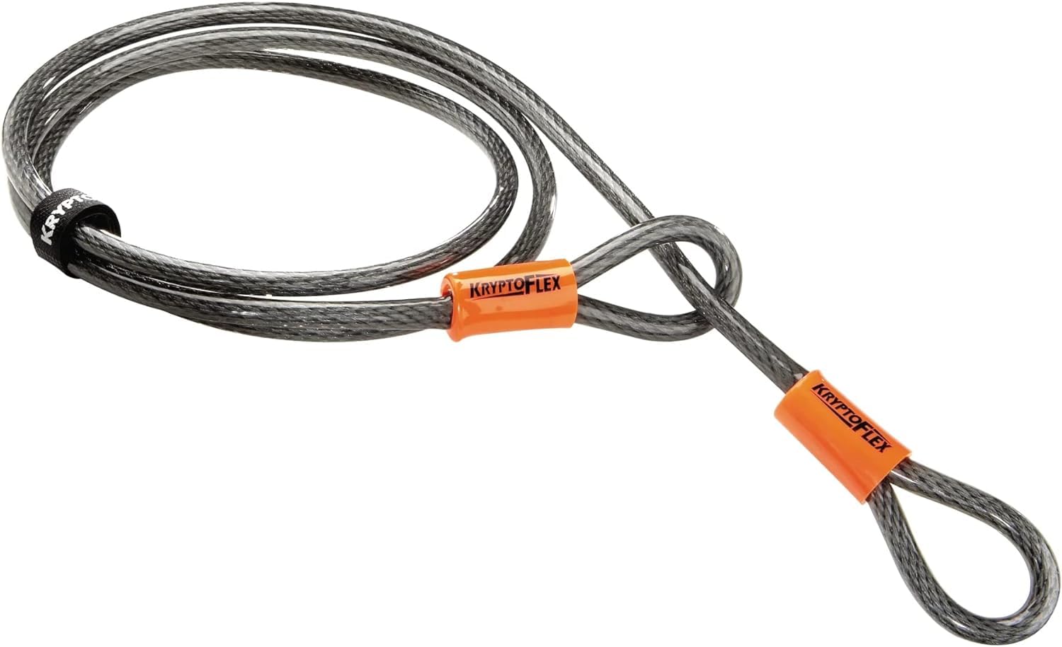 Kryptonite Evolution Standard Bike U-Lock - 14mm Heavy Duty Anti-Theft Bicycle Lock for Bicycles & Scooters with 7' KryptoFlex Security Cable | High Security Outdoor Bike Parking, Commuting & Urban Cycling Protection