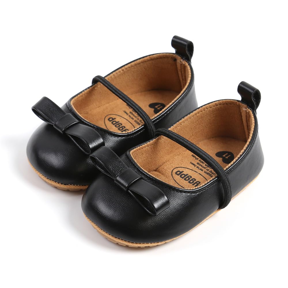 Baby Girl Shoes for Infant Toddler - Soft Sole Mary Jane Princess Walking Shoes | Prewalkers, Wedding & Dress Shoes for Crib & First Steps | Perfect for Special Occasions, Photos & Everyday Wear