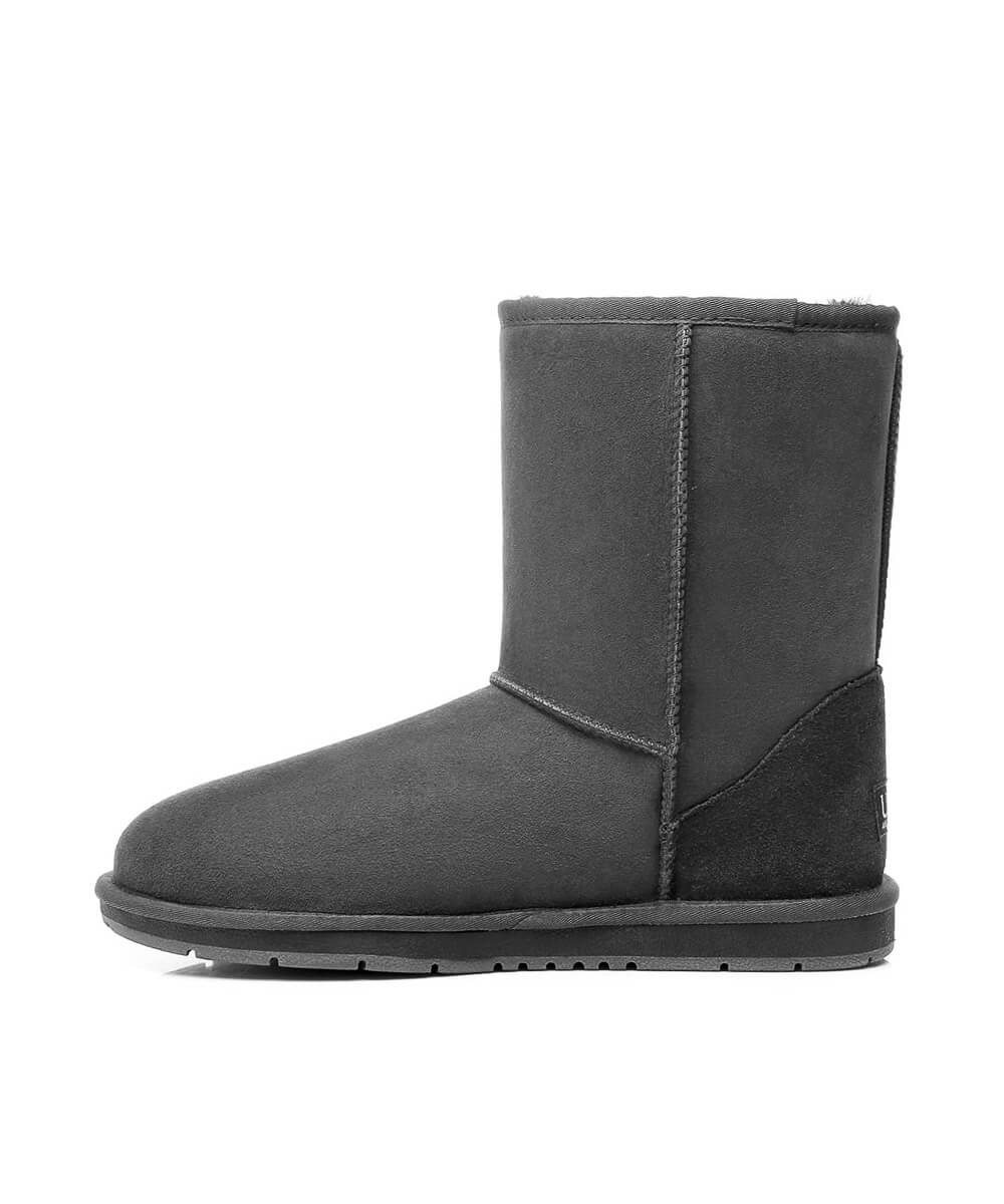 Men's UGG Classic Short Gen II Boots - Genuine Sheepskin Winter Boots for Men - Comfortable & Warm Snow Boots for Cold Weather - Perfect for Winter Hiking, Snow Days & Casual Outfits