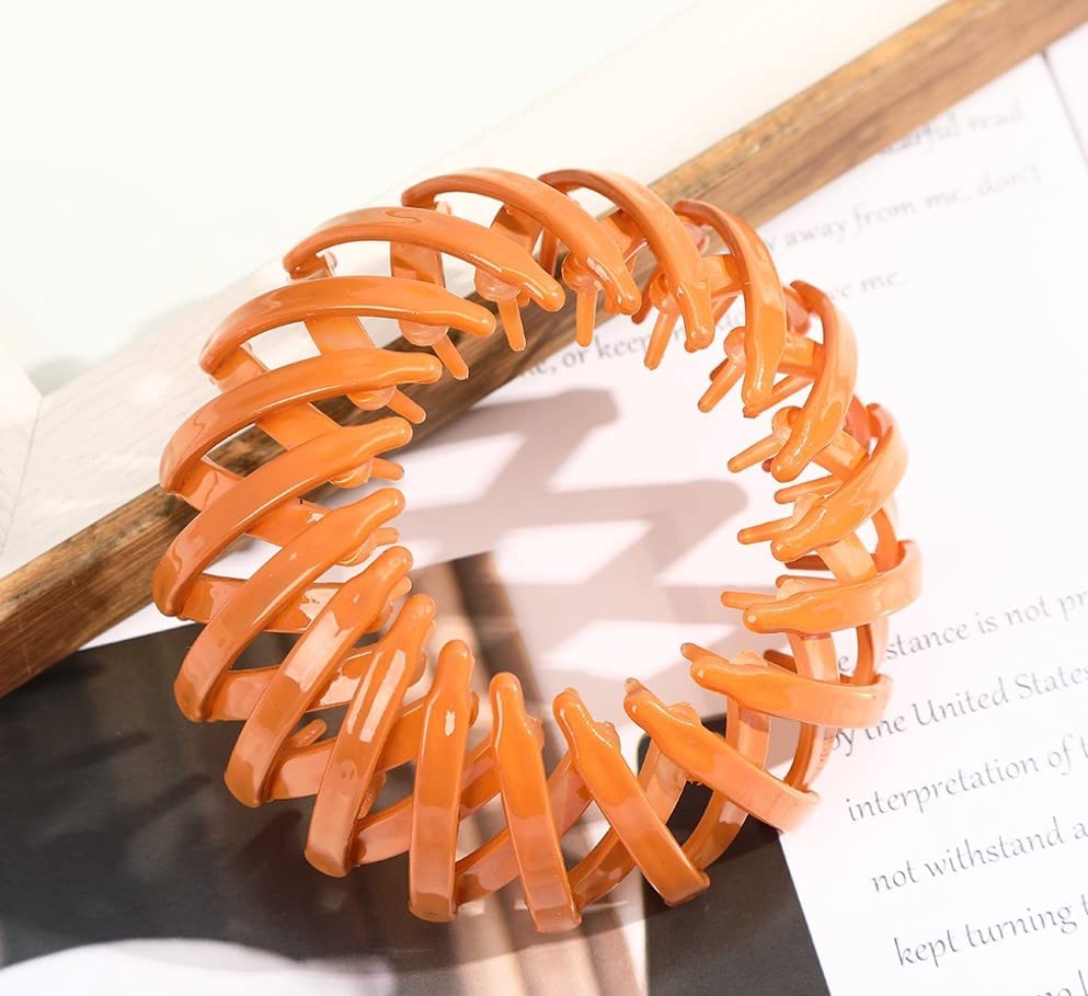 Livecool 6-Pack Plastic Ponytail Holder & Bun Maker - Bird Nest Shaped Hair Clips for Women & Girls with All Hair Types | Perfect for Updos, Messy Buns & Everyday Hairstyles