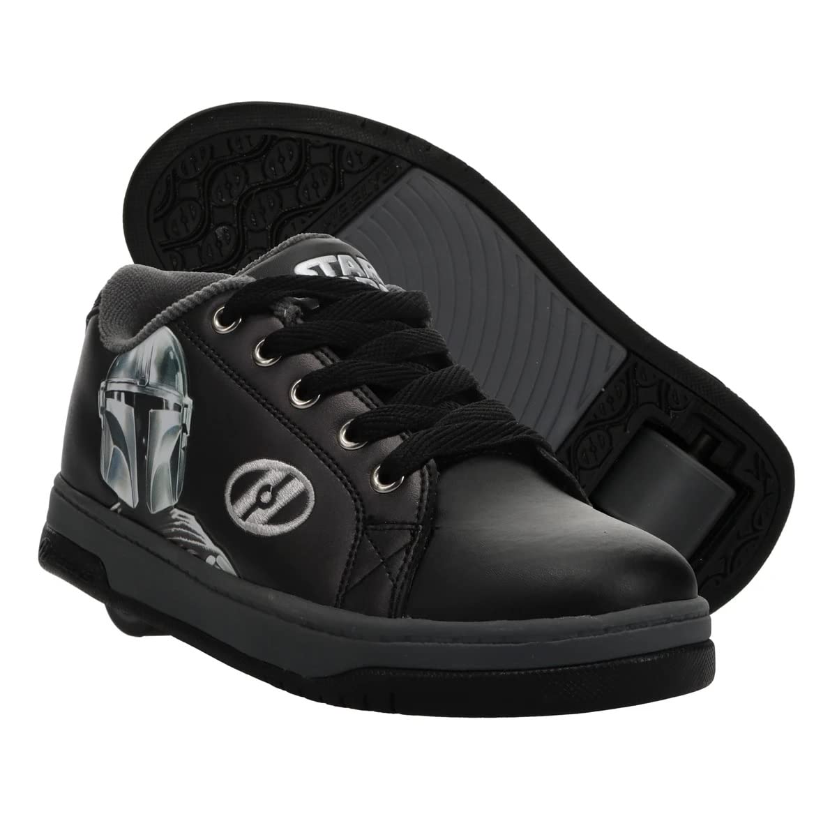Heelys Split Mandalorian Light-Up Wheels Shoes for Kids & Adults - Star Wars Inspired Sneakers for Skating, Casual Wear & Outdoor Fun