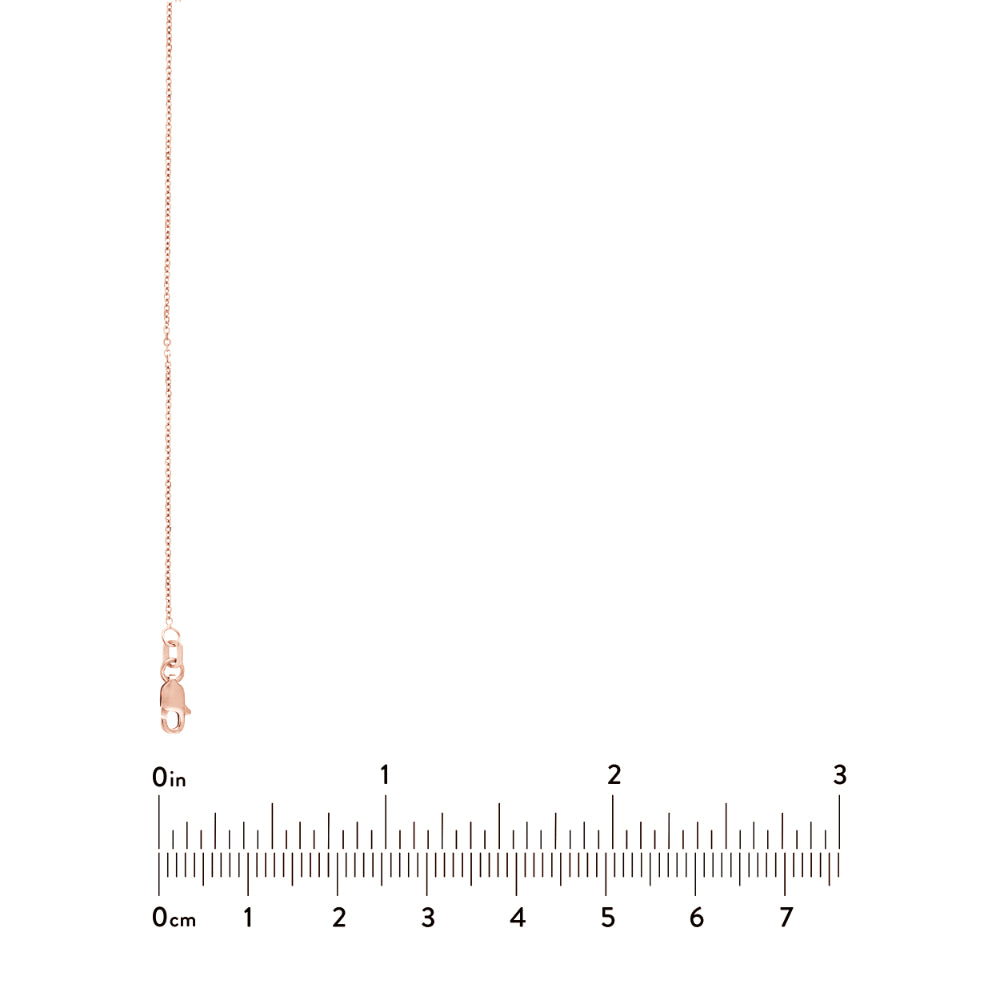 14K Gold Diamond Cut Cable Chain Necklace for Women - Dainty & Elegant Jewelry Gift for Her - Perfect for Everyday Wear, Parties & Special Occasions