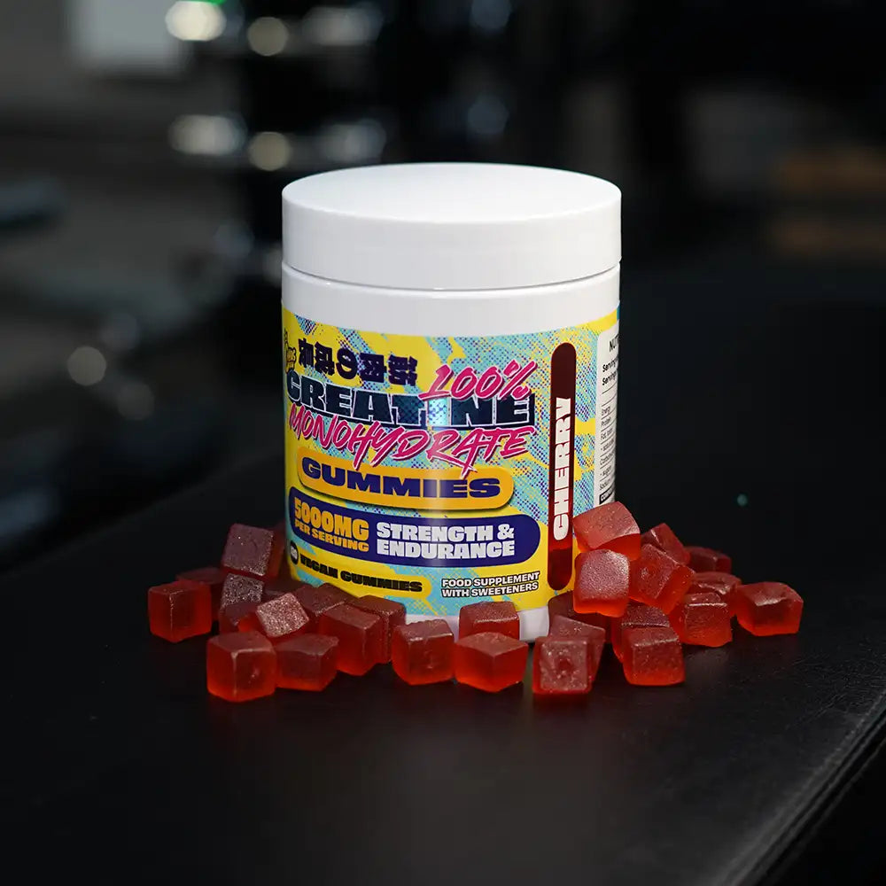 Chaos Crew Creatine Gummies - 120 Count | Muscle Recovery & Strength Booster | Pre-Workout & Post-Workout Supplement for Athletes & Fitness Enthusiasts