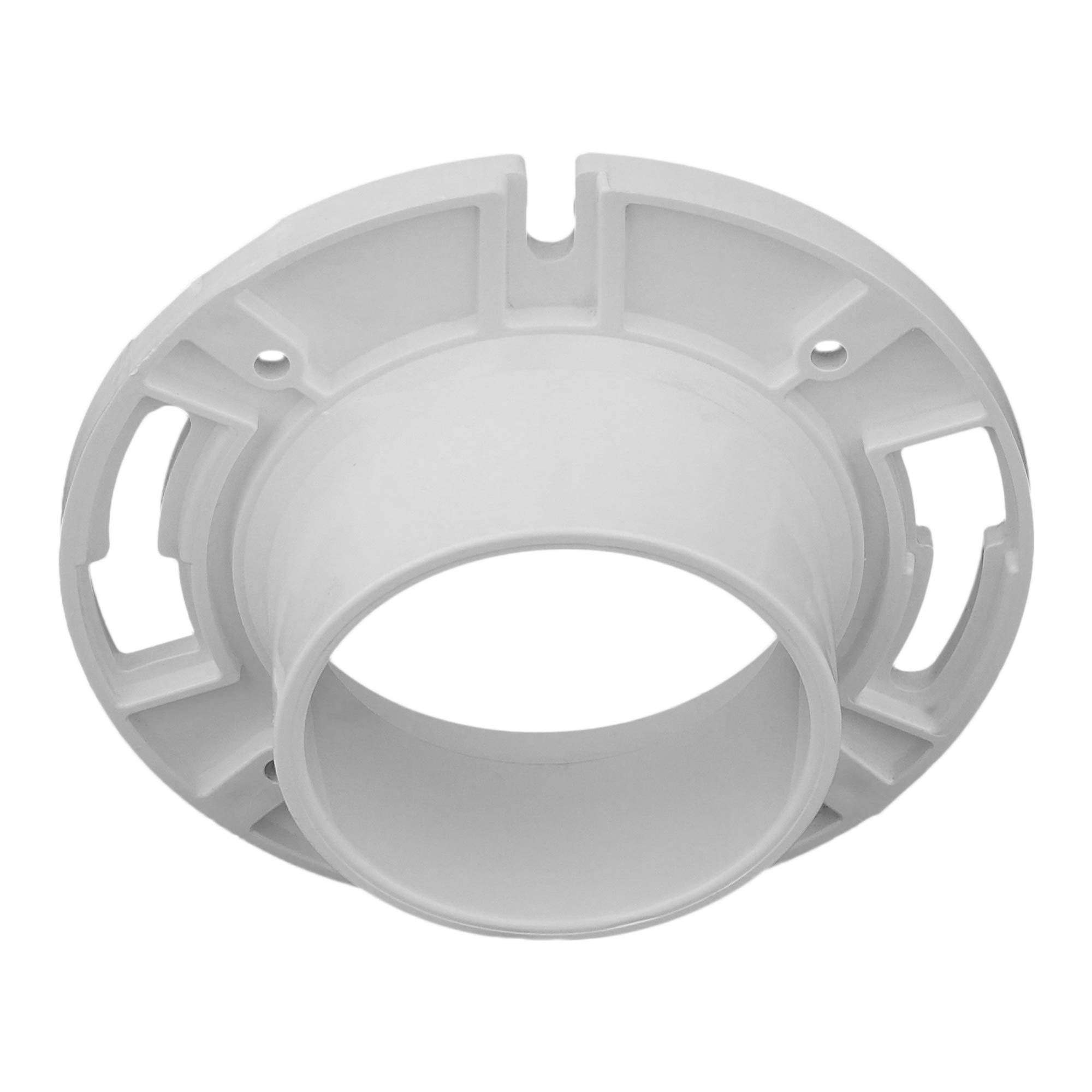 Charlotte Pipe 4x3 DWV Closet Flange HUB - PVC Drain Waste Vent Pipe Fitting for Toilet Installation - 25-Pack Box - Ideal for Residential & Commercial Plumbing Projects
