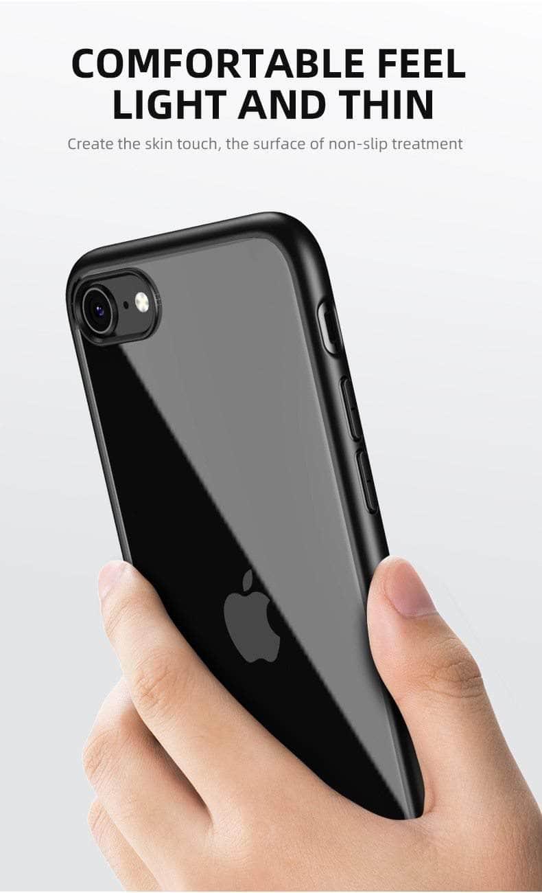 iPhone SE 2020 Case - Shockproof Bumper Cover with Anti-Scratch Protection & HD Clear Design - Perfect for Daily Use, Outdoor Activities and Travel Protection