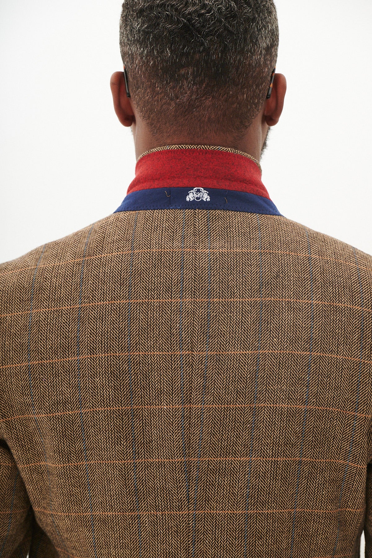 Stylish TED Tan Tweed Check Three-Piece Suit for Men - Perfect for Weddings, Business Meetings & Formal Events