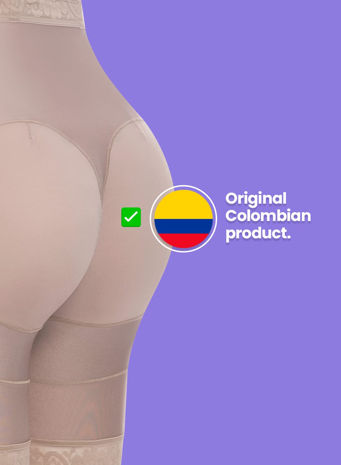 Fajitex Butt Lifting Shapewear Shorts - Medium Compression Girdle for Firm Control & Booty Enhancement | High Waist Tummy Control Underwear for Women | Perfect for Workout, Daily Wear & Special Occasions