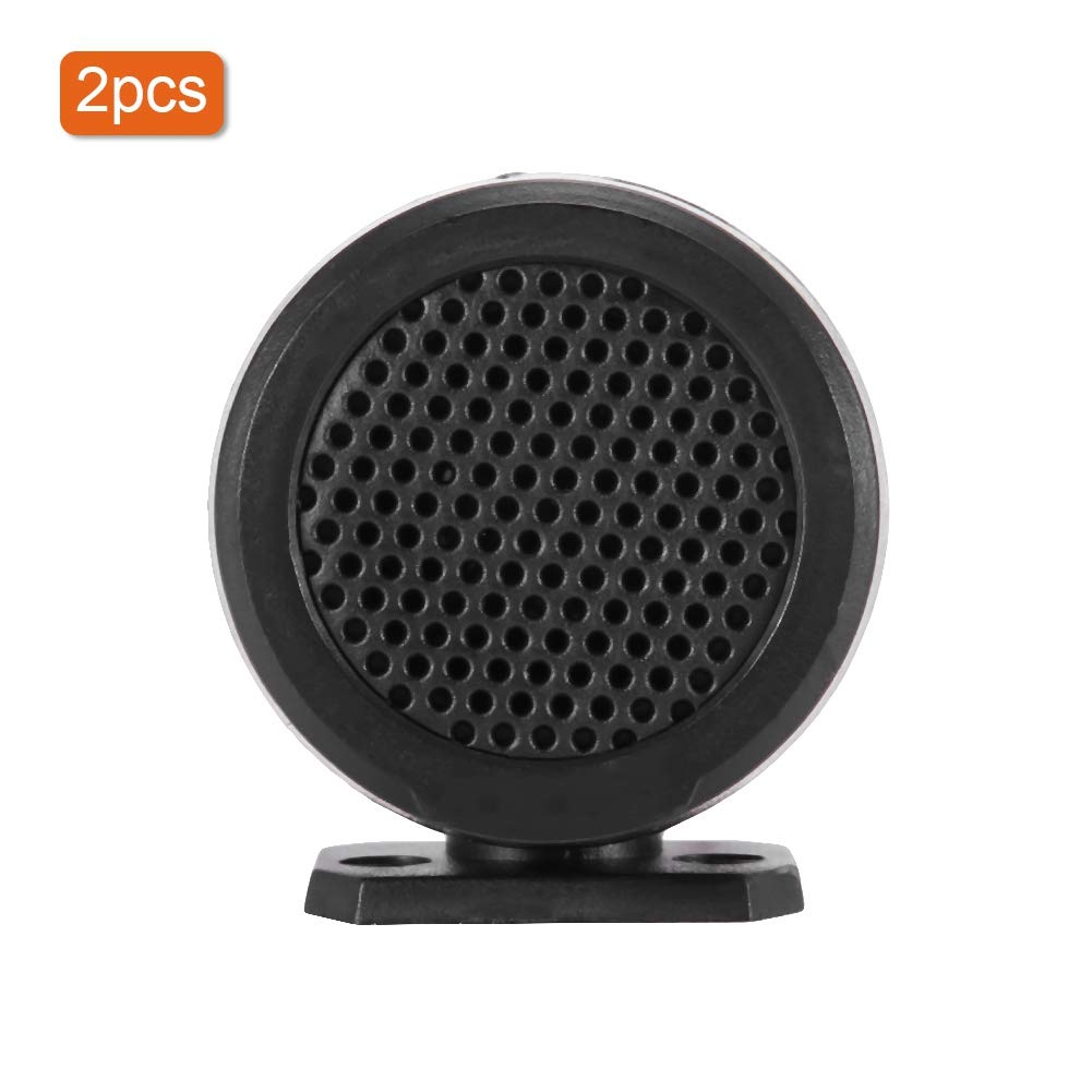 Qiilu 320W Car Tweeter Speakers, Duokon 12V 500W Mini Car Audio Tweeter 165mm 91dB Loudspeaker, Plastic Black for Enhanced Car Audio Experience