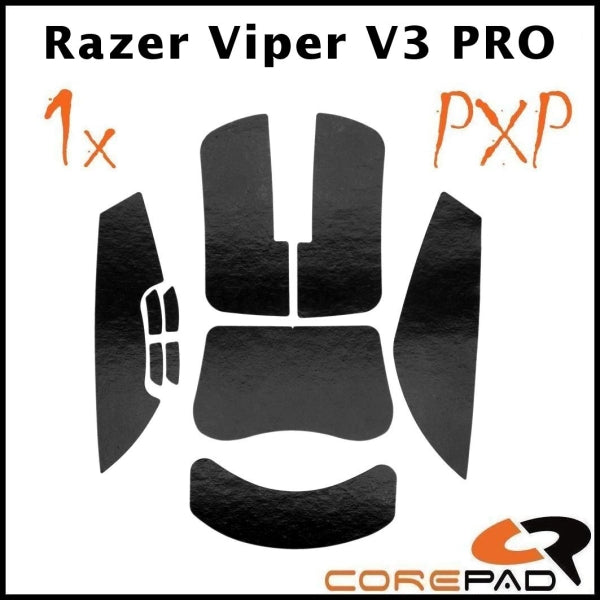 Corepad PXP Grips for Razer Viper V3 Pro - Premium Gaming Mouse Grip Tape for Enhanced Control & Comfort - Perfect for FPS, MOBA & Esports Gaming