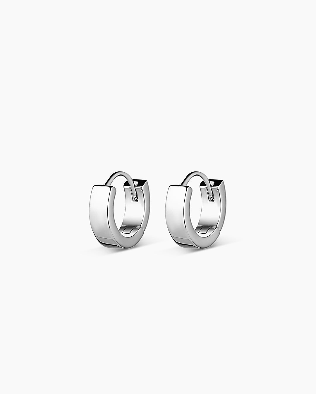 Rose Gold Huggie Hoop Earrings for Women - Minimalist Small Hoops for Everyday Wear, Gift for Her, Trendy & Comfortable for Work, Date Night, and Casual Outfits