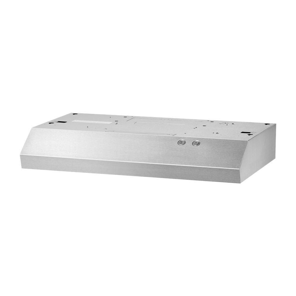 Amana WVU17UC0JS 30-Inch Stainless Steel Range Hood with Full-Width Grease Filters - Perfect for Kitchen Ventilation & Smoke Removal