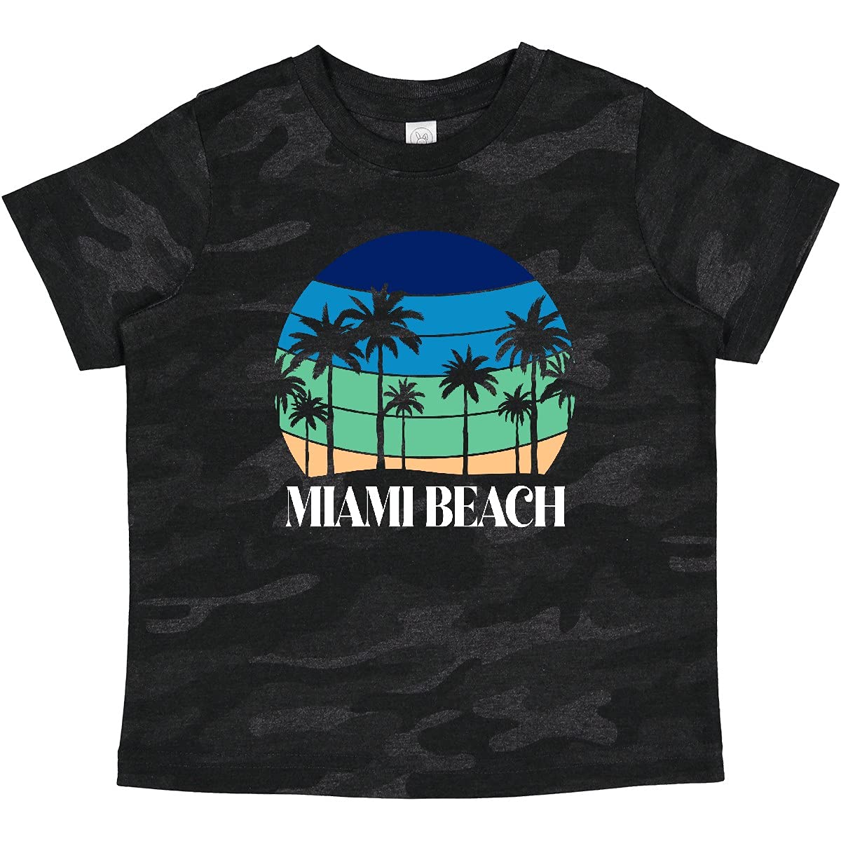 Inktastic Miami Beach Florida Vacation Baby T-Shirt - Cute Florida Souvenir Gift for Infants & Toddlers - Perfect for Beach Trips, Family Vacations & Photo Shoots