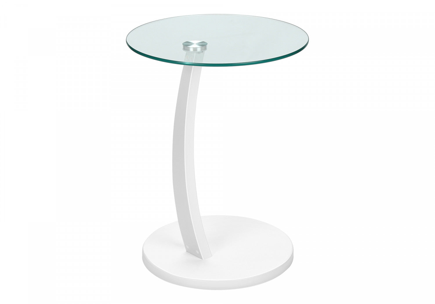 Modern White Arell Side Table - Nightstand, Living Room Accent Table, Bedside End Table for Small Spaces - Perfect for Bedrooms, Apartments & Dorm Rooms