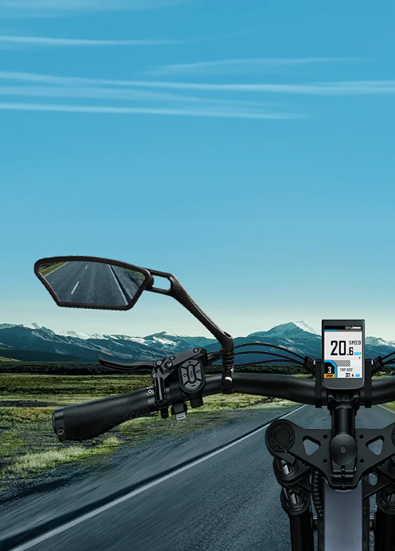 360° Adjustable Bike Mirror - 1 Pair for Safe Cycling - Perfect for Road, Mountain & Commuter Bikes - Enhance Visibility & Safety While Riding