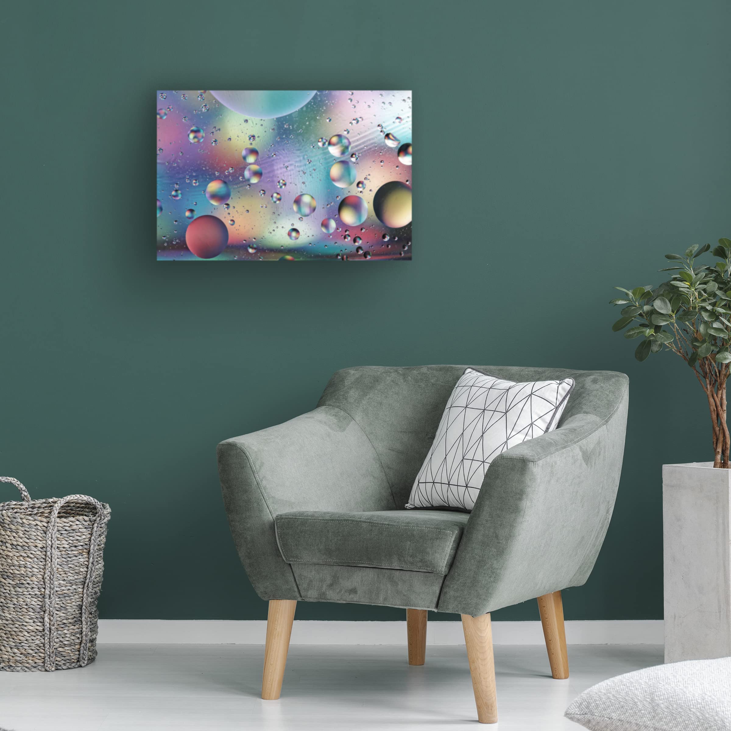 Trademark Fine Art 'In The Galaxy' Canvas Wall Art Print by Beata Czyzowska - Space Themed Home Decor for Living Room & Bedroom
