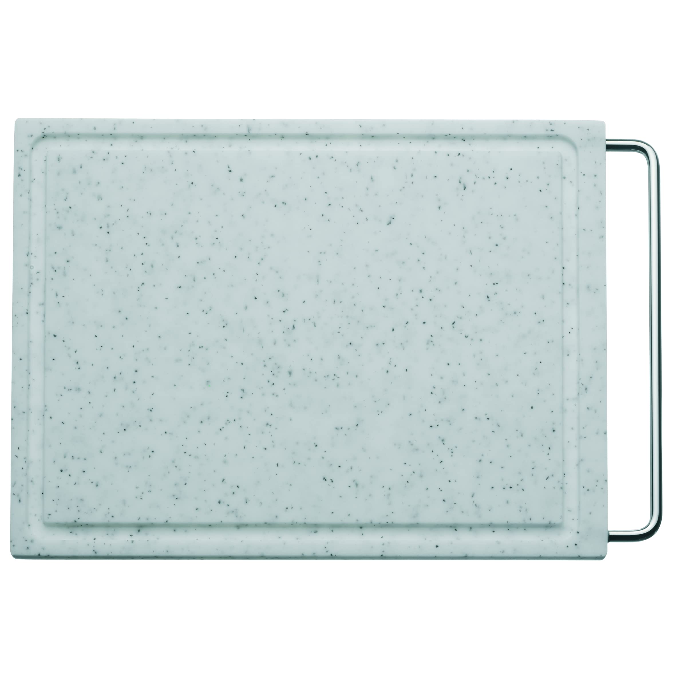 WMF Plastic Chopping Board 36x27 cm - White Kitchen Cutting Board for Meat, Vegetables & Fruits - Durable & Easy to Clean for Home & Restaurant Use