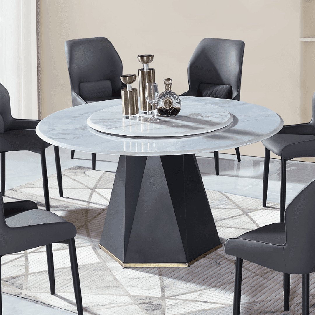 Filippo Round Marble Dining Table 53