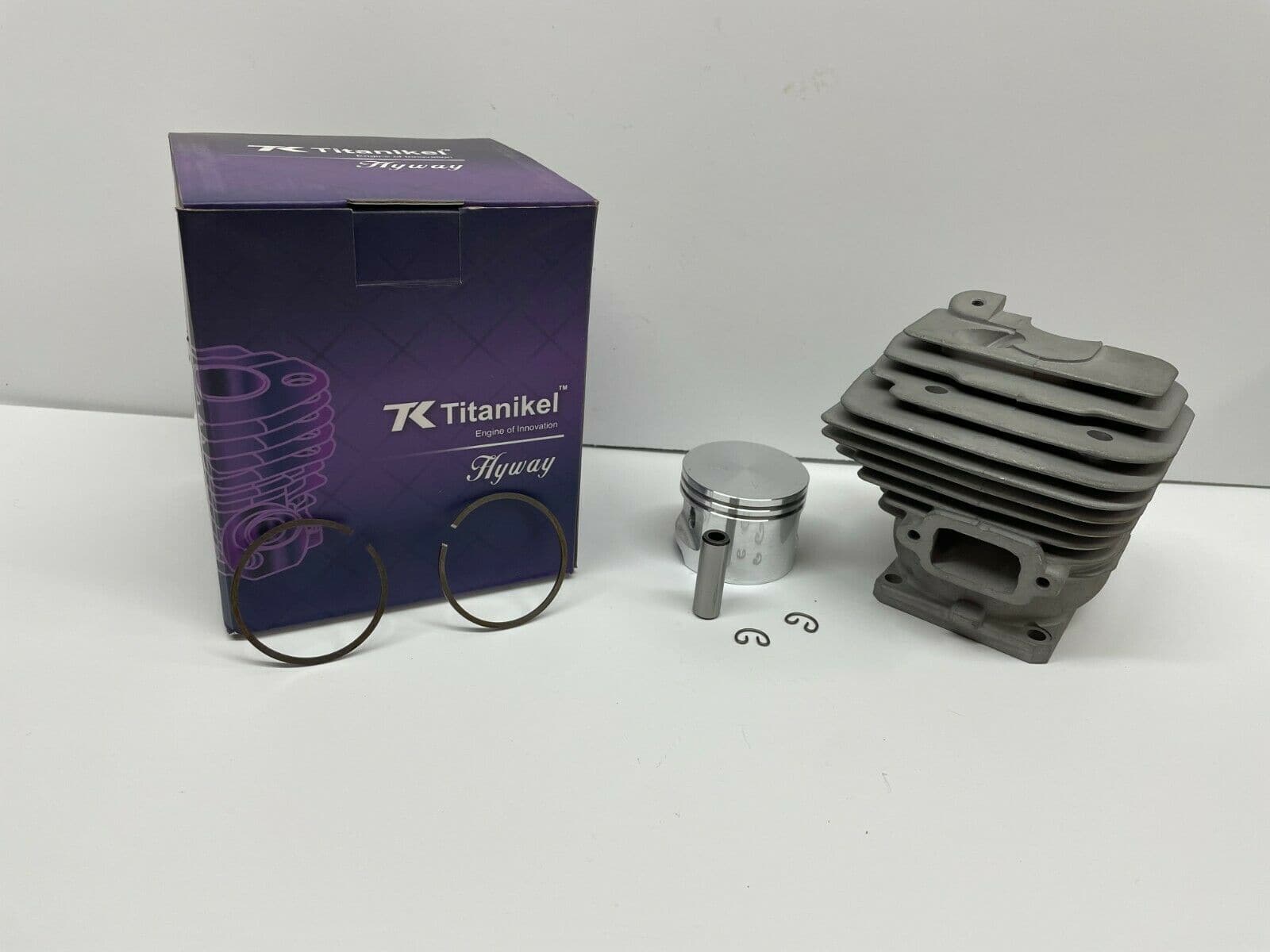 Hyway Titanikel Cylinder Piston Kit for Stihl MS461 Chainsaw - 52MM Replacement Parts for Forestry & Landscaping Use