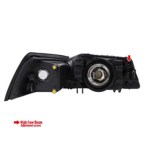 Replacement Clear Headlights for 99-04 Models - Left & Right Pair - Perfect for Night Driving & Car Restoration Projects