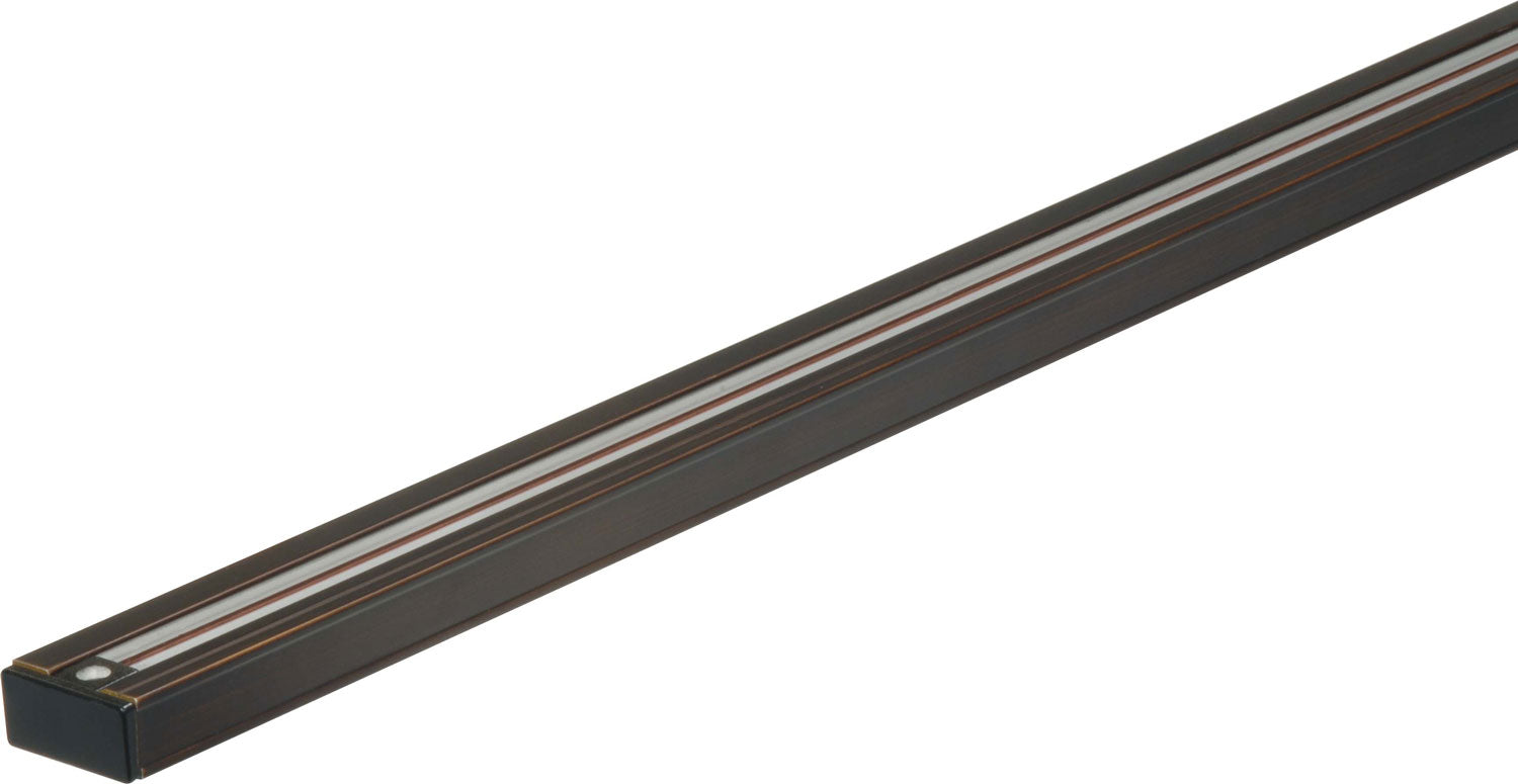 2 Ft. Track Rail One Circuit - Halo Russet Bronze Finish for Modern Home Lighting & Commercial Spaces