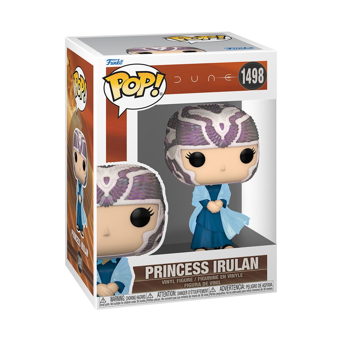 Dune 2 Princess Irulan Funko Pop! Vinyl Figure #1498 - Collectible Movie Character Toy for Fans & Gift Idea - Perfect for Display, Collections, and Dune Merchandise Enthusiasts