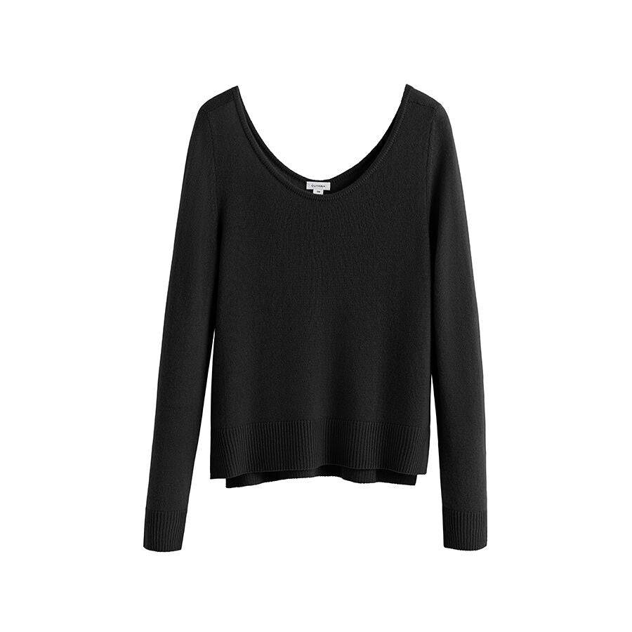 Premium Single Origin Cashmere Scoop Neck Sweater for Women - Soft & Luxurious Winter Pullover - Perfect for Office, Date Night & Holiday Gatherings