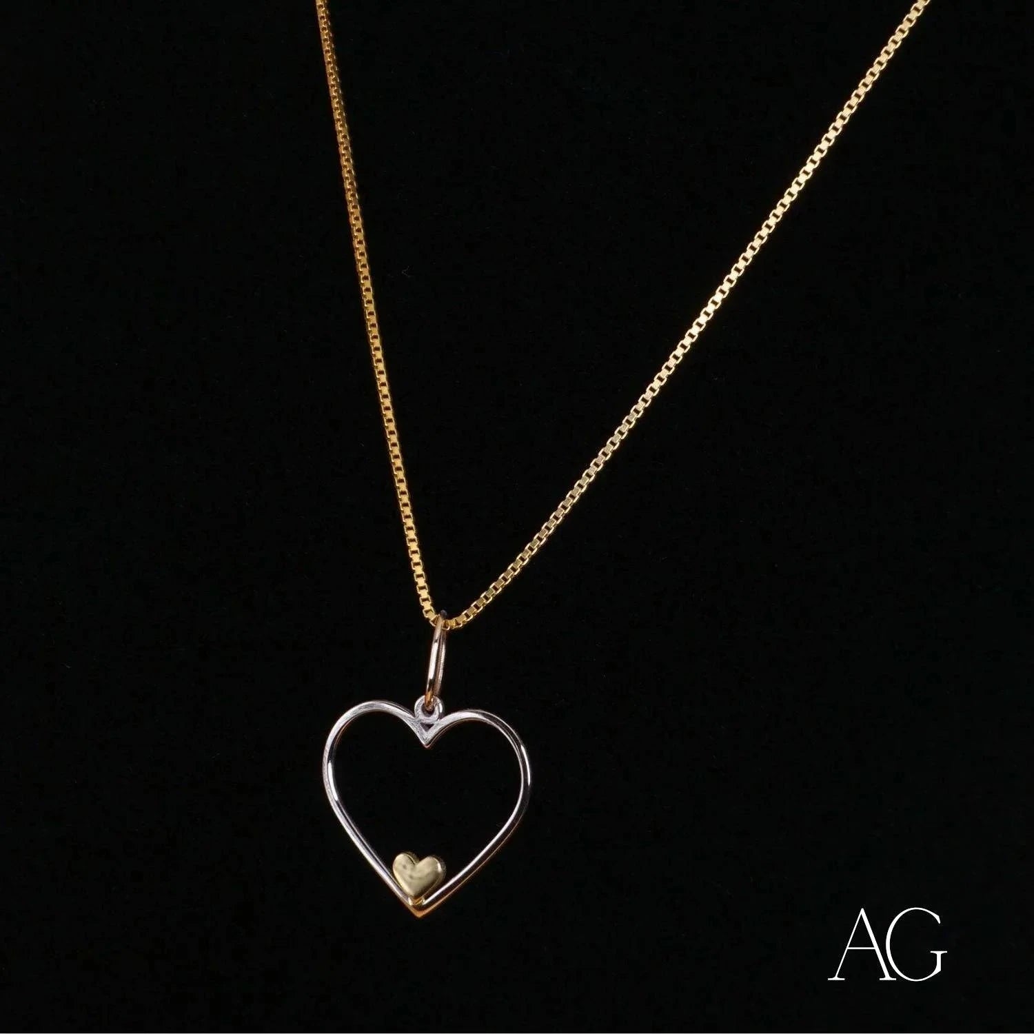 Eternal Love Heart Pendant Necklace - Sterling Silver Romantic Jewelry Gift for Her, Perfect for Anniversaries, Valentine's Day & Special Occasions