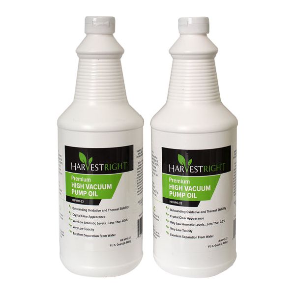 Harvest Right Vacuum Pump Oil - 6 Pack for Food Dehydrators & Freeze Dryers | High-Quality Lubricant for Long-Lasting Performance | Ideal for Home & Commercial Use